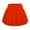 Red, variant on Girls Casual Flared Pleated Skater Skirts High Waist Stretchy Mini Skirts with Liner, Size 3-16 Years