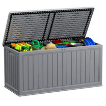 Devoko 260 Gallon Deck Box, Outdoor Resin Storage Box, with Large Storage Capacity, for Patio
