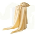 thumbnail image 2 of Fewfanhot Women Solid-colored Thin Scarves Large Shawl Wrap Lightweight and Sun-protective Gauze High-end Versatile Silk Scarves, 2 of 3