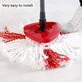 thumbnail image 2 of GHSDFBB Spin Mop Replacement Base Rotating Triangle Mop Head Cover Easy Wring Triangle Rotating Mop Plastic Triangle Mop Head Spin Mop Accessories for O-Cedar Spin Mop, 2 of 7