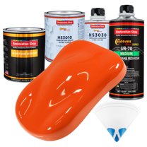 Hugger Orange Premium Quart URETHANE BASECOAT CLEARCOAT Car Auto Body Paint Kit