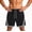 Black, variant on EOYWHK Gym Shorts for Men Casual Quick Dry Breathable Relaxed Fit Workout Shorts Soft Lightweight Sports Shorts for Workout Training Black L