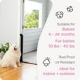 thumbnail image 4 of Perma Child Safety 55 in. Wide x 33 in. Tall Black Retractable Baby Gate, 4 of 8