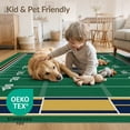 thumbnail image 4 of ODIKA Field Endzones Soccer Hockey Shaped Artificial Football Markings Refined for Dorm Room, Small Living Apartment, Stain Resistant Low Profile, 4 of 7