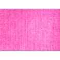 thumbnail image 1 of Ahgly Company Indoor Rectangle Solid Pink Modern Area Rugs, 2' x 5', 1 of 4