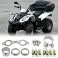 thumbnail image 2 of Escape Tubo Colector Junta y Resorte Pernos Reconstrucción Kit para ATV, 2 of 7