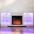thumbnail image 3 of TV Stand with Fireplace for TVs up to 62", Easy Cable Management | Comfortable Indoor Setup, 3 of 6