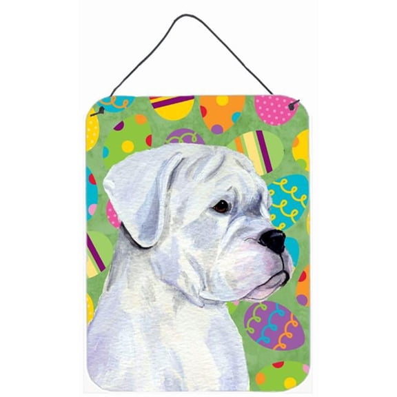 Boxer Easter Eggtravaganza Aluminium Metal Wall Or Door Hanging Prints - 12 x 16 in.