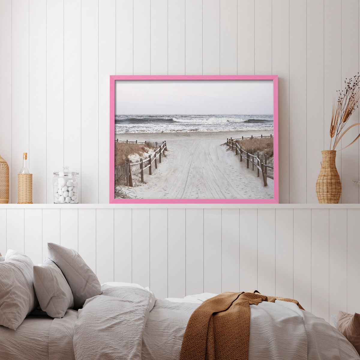 OBX Path by Natalie Carpentieri - Restickable Framed Giclée Print