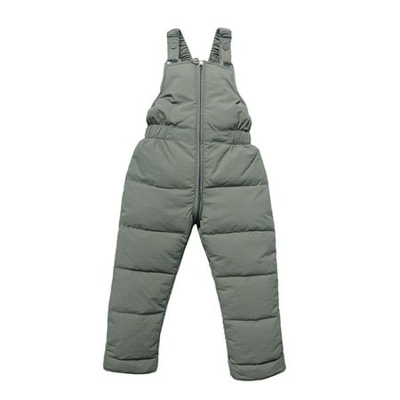 

Esaierr Baby Boys Girls Snow Bib Pants Jumpsuit Toddlers Ski Pants Overalls Infant Winter down Cotton Trousers Kids Warm Pants Onesies for Toddler 9 Months - 6 Years