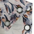 thumbnail image 4 of Ambesonne Floral Grommet Curtain, Exotic Alstroemeria Flowers, 50"x72", Pale Rose and Slate Blue, 4 of 5