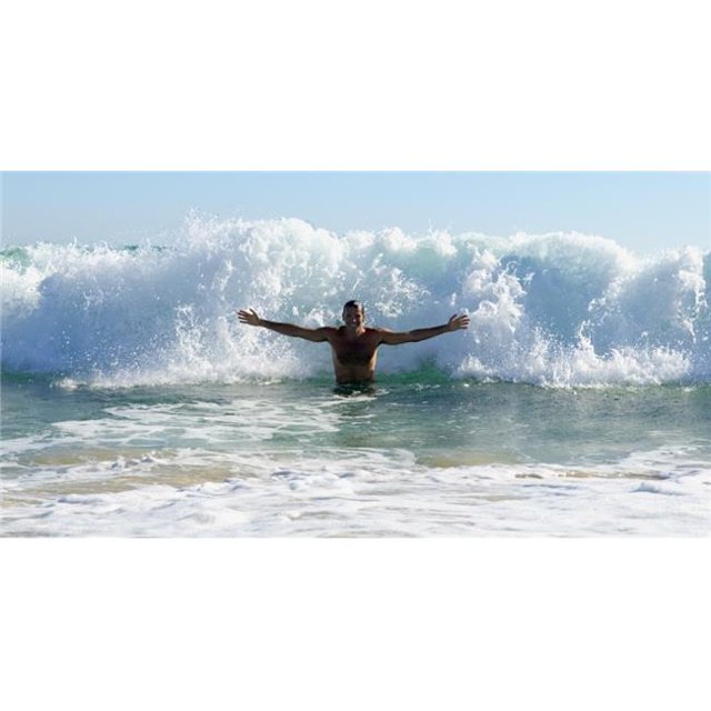 Posterazzi DPI1864081 Affiche Homme Surf, 23 x 11
