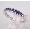 thumbnail image 2 of 2.10Ct Round Cut Simulated Sapphire Women's Ring 14K White Gold Plated, 2 of 3