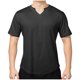 thumbnail image 2 of pstuiky camisetas de hombre, Camiseta deportiva y de fitness para hombre, informal, moderna, de color liso, con cuello redondo y manga corta. ropa de hombre xxxl, 2 of 8