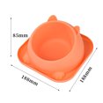 thumbnail image 3 of CBFFDC Appropriate Height Bowl Feeder Bowl Stable Base Round Corner Design Food Grade PP Easy to Clean Large Mouth Feeder Drinking Bowls for Cats Dogs, 3 of 7
