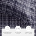 thumbnail image 6 of Noble Linens Navy Polka Dot Pattern 3-Piece Duvet Cover Set, King/Cal king, 6 of 14