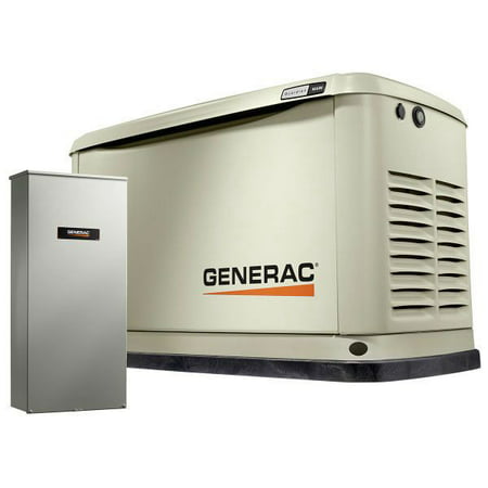Generac Guardian Series 16kW Air-Cooled Standby Generator with Wi-Fi,Alum Enclosure, 16 LC NEMA3 (1) - (Best Home Standby Generator)