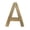 Antique Brass, variant on Architectural Mailboxes 3582B-A 4 in. Brass Floating House Letter A, Black