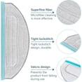 thumbnail image 3 of ABCISI Mop Pad Replacement Part for Yeedi Cube for Yeedi CC Robotic Robot Vacuum Cleaner, 6 Pcs Washable and Reusable Soft Microfiber Mop Pads Accessories, 3 of 7
