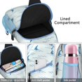 thumbnail image 2 of Great White Shark Nautical Cartoon Pattern Lightweight Travel Sling Backpack Durable Multipurpose Crossbody Bag for Tropical Travel Hiking and Beach Activities, 2 of 6