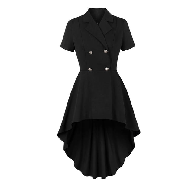 Womens Halloween Costumes 2024 Cosplay Gothic Dresses Women's Halloween Costume Witch Costume Cosplay Black Waist Dress