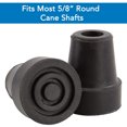 thumbnail image 2 of McKesson Cane Tips, M203-6R, 5/8", 2 of 2