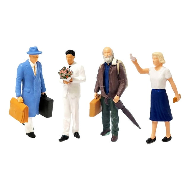Figuras en miniatura Zulema Diorama Paisaje 1:64 4 Figuras de personas
