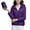Purple, variant on Jinhomg Womens Packable Puffer Coat Lightweight Cozy Full-Zip Hooded Jacket Fall Winter Warm Long Sleeve Down Coats with Pockets 90% off Clearance Sale Gold S