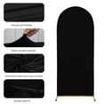 thumbnail image 3 of Wedding Arch Cover Spandex Arch Backdrop Cover (7.2FT,6.6FT,6FT) Set of 3 Arch Backdrop Cover Arch Stand Cover Arch Covers Stretchy Backdrop for Wedding Birthday Party D, 3 of 6