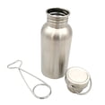 thumbnail image 1 of Bouteille de Camping en Acier Inoxydable avec Crochet Bouteille d'Eau en Acier Inoxydable Lisse Grande Bouteille d'Eau Bouillante Résistante à la Chaleur pour Extérieur, 1 of 10