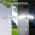 thumbnail image 4 of SANSI 54W 7000LM LED Motion Sensor Outdoor Security Lights, 5000K Dusk to Dawn Light White, 4 Modes, 4 of 9