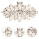 thumbnail image 4 of BRIGHTFUFU 1 par de clips de zapatos de diamantes de imitación extraíbles, hebillas de cristal para zapatos, adornos decorativos para zapatos de boda, 4 of 7