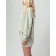 thumbnail image 3 of URBAN DAIZY Women's 2 Piece Set French Terry Raglan Sleeve Oversized Top Pullover and Shorts Casual Pajama Lounge Outfits A18_39017 Cabernet XL, 3 of 5