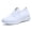 White, variant on KAQ Women's Comfortable Walking Shoes - Tennis Athletic Casual Slip on Sneakers