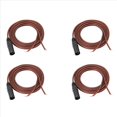 thumbnail image 1 of 4X Cable de Altavoz XLR, Cable Desnudo de Altavoz una Enchufe XLR, Conector Macho XLR Chapado en de 3 Pines Cable de Audio de Repuesto de Extremo Abierto, 1 of 5