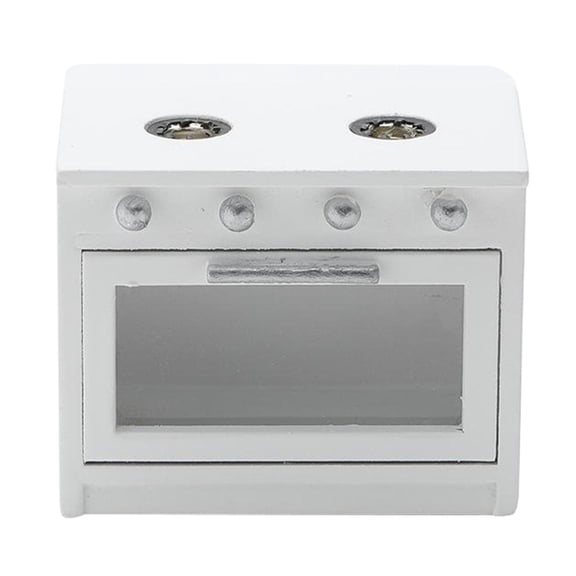 Estufa de Gas de Cocina en Miniatura de 1/12 para Niños en Miniatura