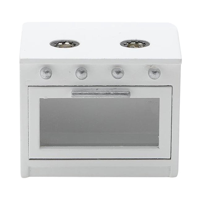 Estufa de Gas de Cocina en Miniatura de a 1/12 para Miniaturistas Navidad