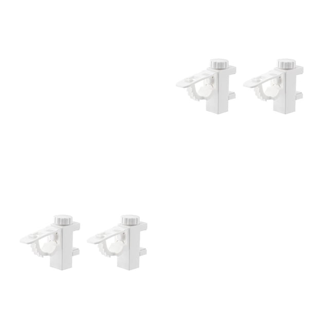 Monstrate 2 piezas de soporte de Clip para barra de cortina, accesorios de repuesto de tamaño pequeño para el hogar, toallero ajustable para Como se muestra 2piezas