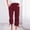 B23 Wine womens summer pants clearance under $5, variant on Women Pants Clearance under $5 Wuchoa Summer Capris Pants for Women Elastic Waist Lightweight 2025 Comfy with Pockets Cotton Linen Baggy Casual Pants Clothing