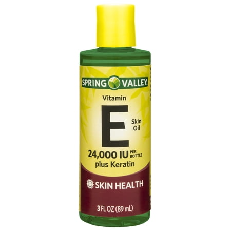 Spring Valley Vitamin E Oil W/Keratin