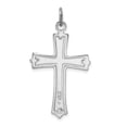 thumbnail image 2 of Auriga Fine Jewelry 925 Sterling Silver Rhodium-plated & Gold-plated Cross Pendant for Women (L-32 mm, W-20 mm), 2 of 6
