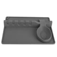 thumbnail image 2 of Soporte para utensilios antiescaldaduras para cocinar de forma segura y guardar espátulas Soporte para cucharas de silicona gris, 2 of 8