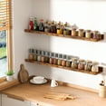thumbnail image 5 of Floating Shelves, Sindcom Home Wood Shelf Wall Mounted, Set of 5, Multiple Sizes, Brown, 5 of 8