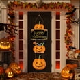 thumbnail image 4 of Fiudx Decoraciones Colgantes de Halloween, Temática de Calabaza Fantasma, Tela de Lino Reutilizable, Decoración Festiva para Interiores y Exteriores, Artículos para Fiestas, Múltiples Ubicaciones par, 4 of 5