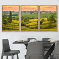 thumbnail image 3 of wall26 - 3 Piece Framed Canvas Wall Art - Evening Scene in Kentucky - Modern Home Art Stretched and Framed Ready to Hang - 16"x24"x3 NATURAL, 3 of 5