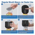 thumbnail image 3 of Small Electric Jar Vacuum Sealer Led Digital Display Sealing Tool For Wide Mouth/regular Mouth Jar/YY, 3 of 5