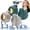 2pcs-b, variant on Little Whirlwind Clip-Waist Neck Fan, Rechargeable Portable Fan for Outdoor and Office