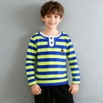 thumbnail image 6 of Kids Long Sleeve Shirts Fashion Crewneck Casual Pullover Tops Spring Lightweight Basic Tees Size 3-15, 6 of 6