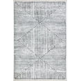 thumbnail image 3 of Bloom Rugs Caria Washable Non-Slip 10 ft Runner - Teal/Ivory Geometric Runner for Entryway, Hallway, Bathroom, and Kitchen - Exact Size: 2'5" x 10', 3 of 10