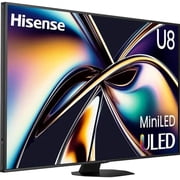 Hisense 75U8QGKIT1 75 inch Class U8 Series 4K Mini LED QLED Smart Google TV UHD HDR Dolby Vision Dolby Atmos 14